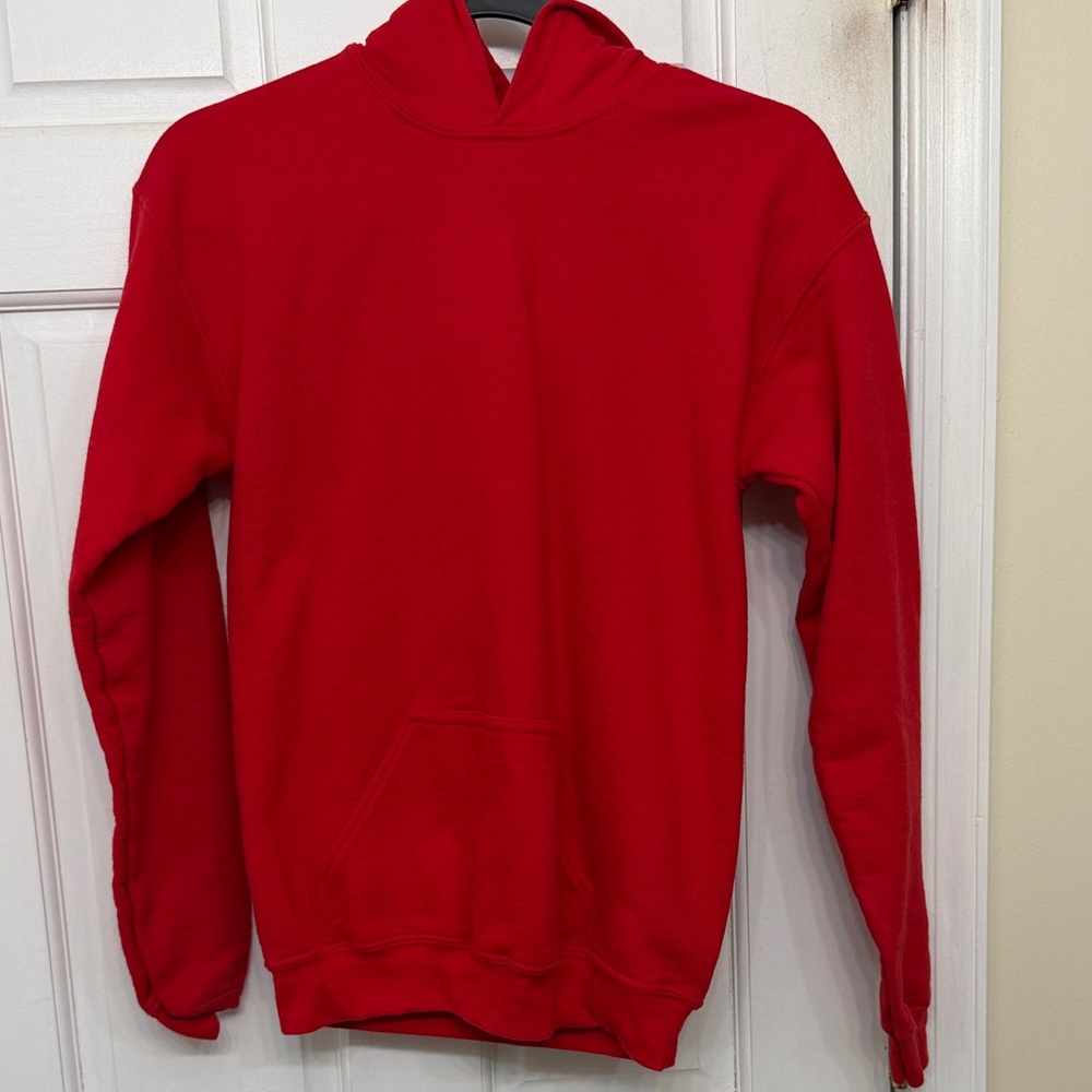 Gildan Bright Red Kids Hoodie